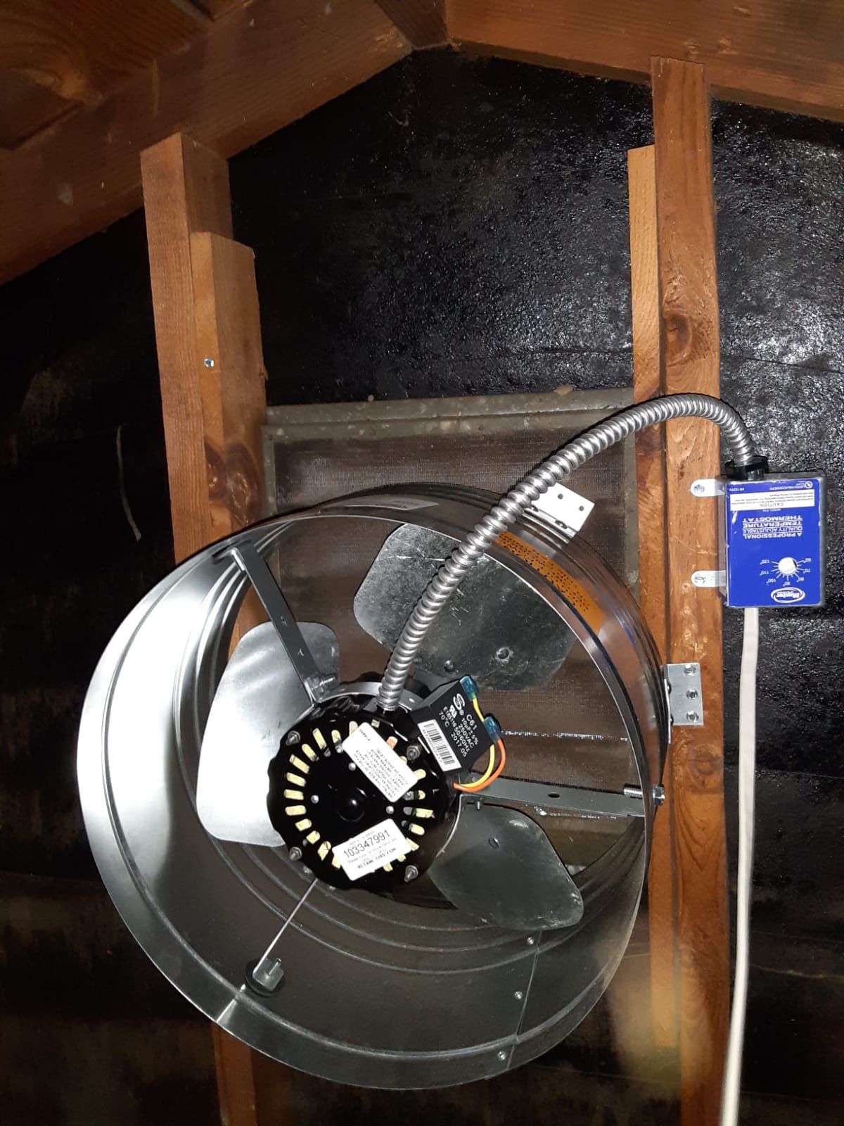 Energy-efficient home comfort upgrade in progress