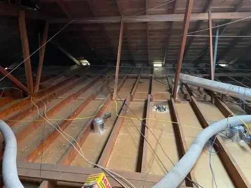 Attic and basement clean and insulation removal